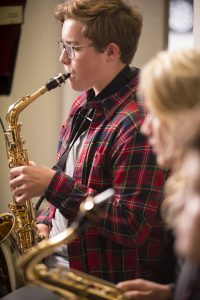 Saxophone player
