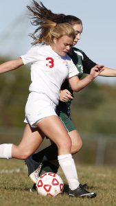 Girls Varsity Soccer player