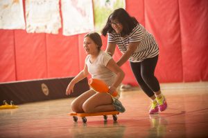 Lower School gym class