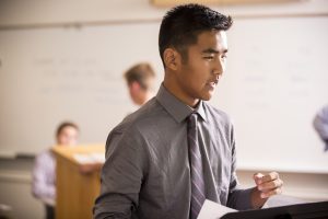 ModelUN student