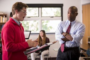 ModelUN student and teacher
