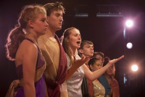 Upper School Play parctice