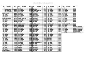 6 day rotation calendar manlius pebble hill school rotation calendar