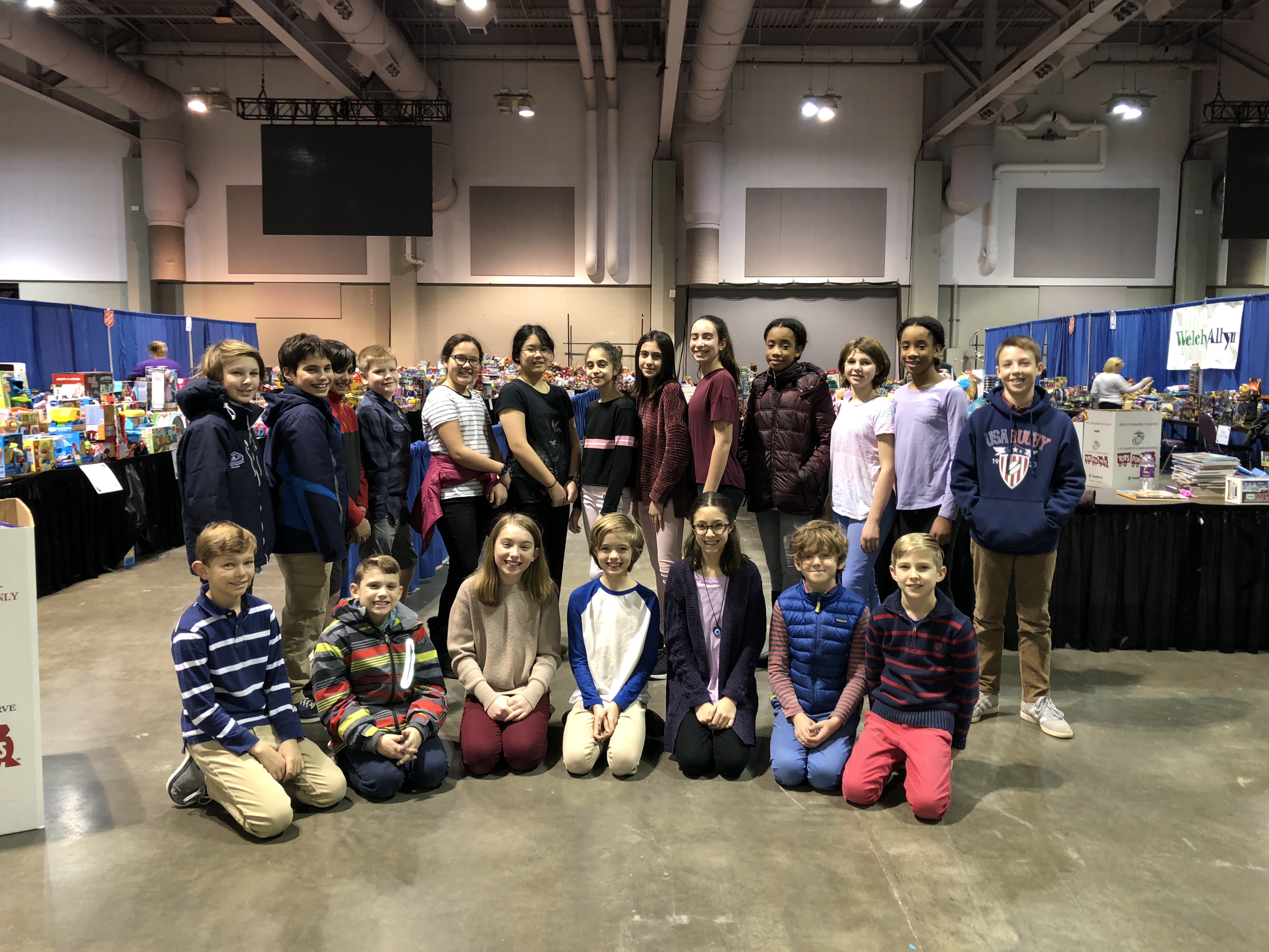 Sixth Graders Volunteer at The Salvation Army