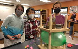 students in lab